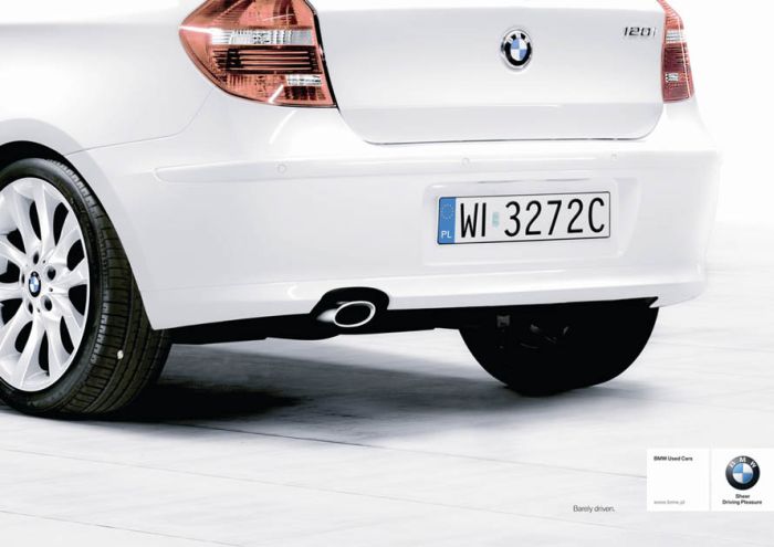 Bmw used cars print ad